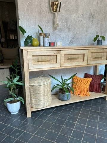 Rattan Console Table - Musambya