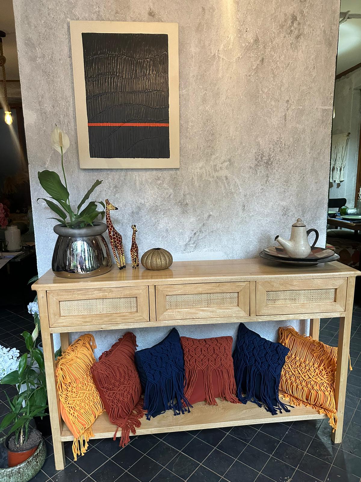 Rattan Console Table - Musambya